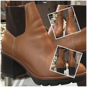 Naturalizer Verney Women’s Weatherproof Bootie in Ciderspice, Size 10 WIDE 🔥🔥